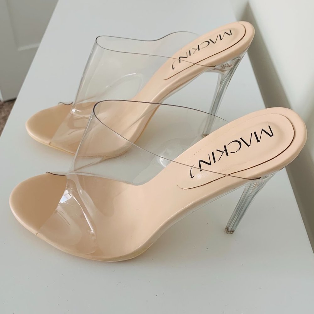 Mackin J | Transparent Clear Stiletto Sandal